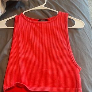 Red forever 21 tank